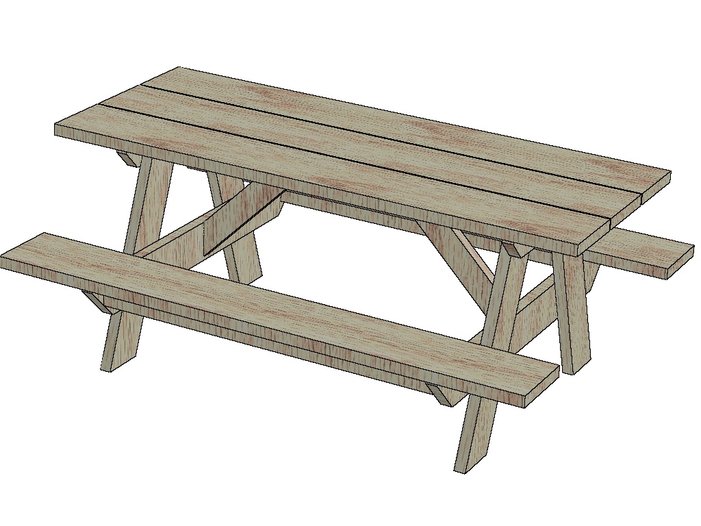 project, order the full size picnic table for the adults. These plans 