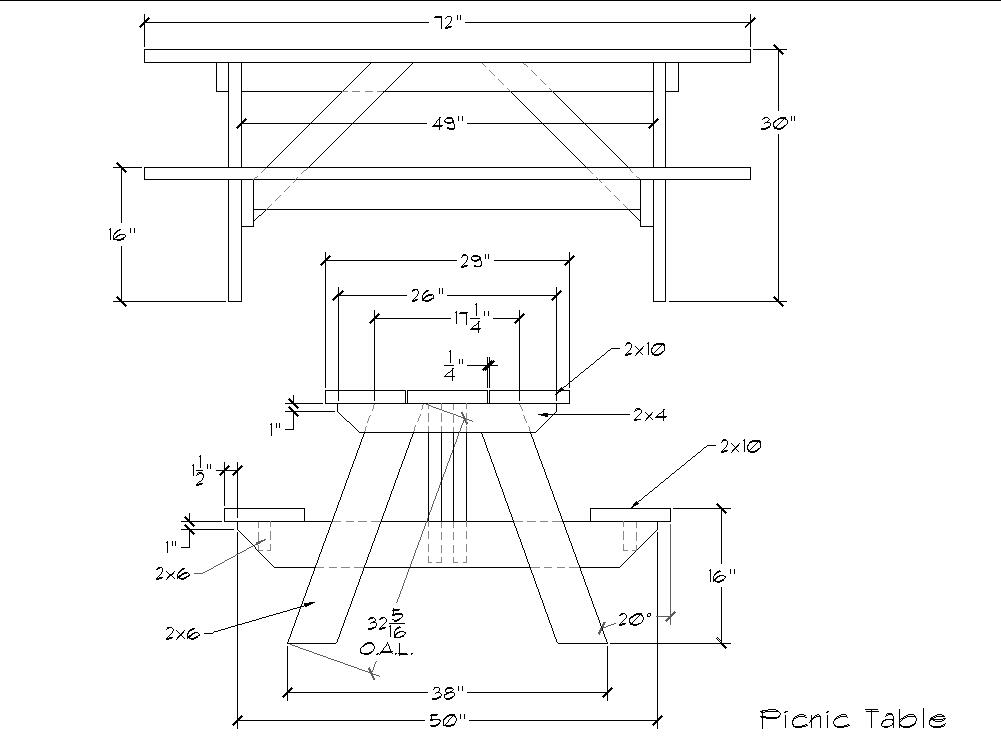 picnic table plans standard picnic table plans 2x4 picnic table plans 